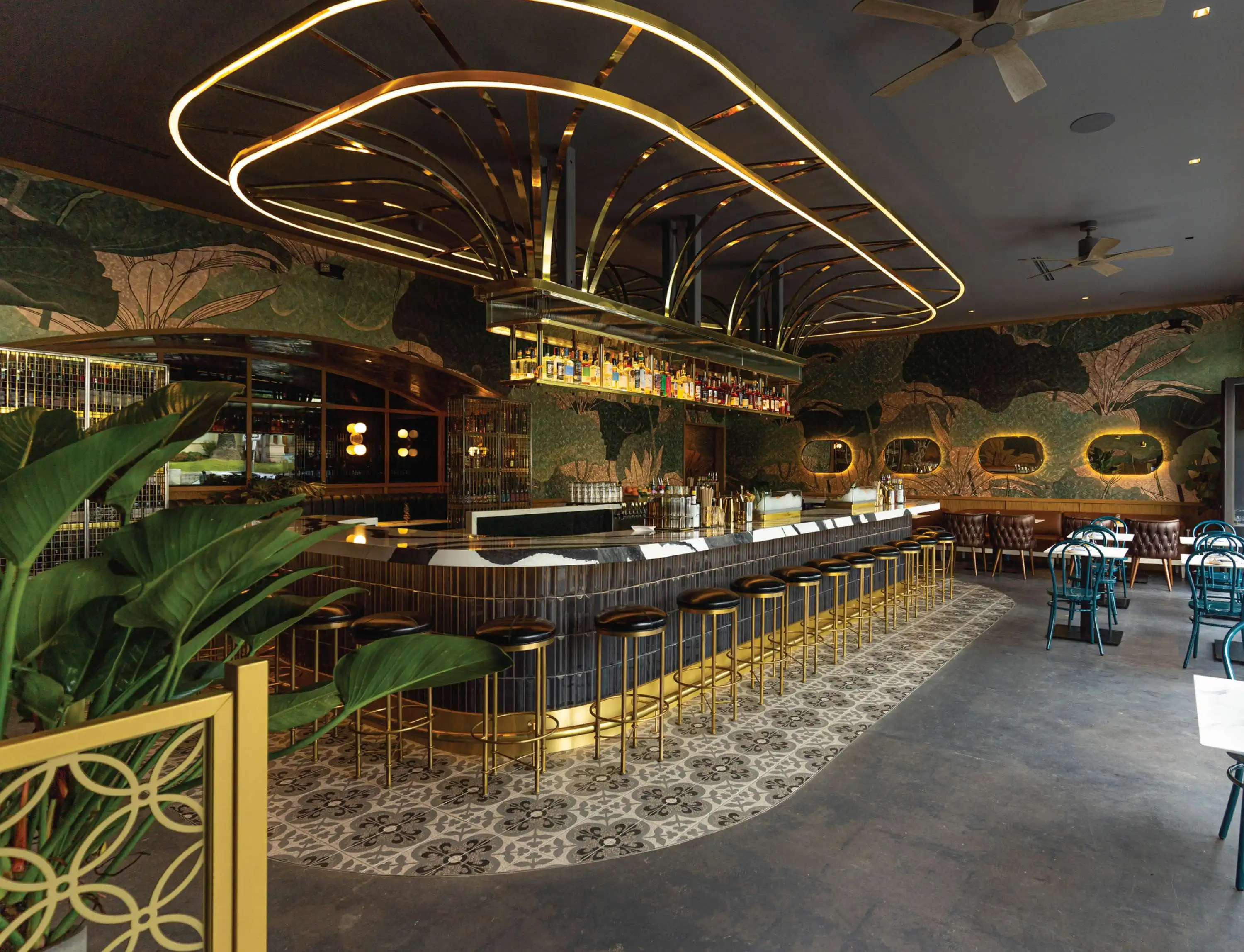 Kingfisher bar interior