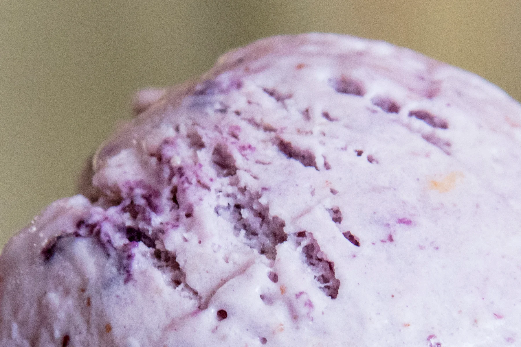 Hugs ice cream close up