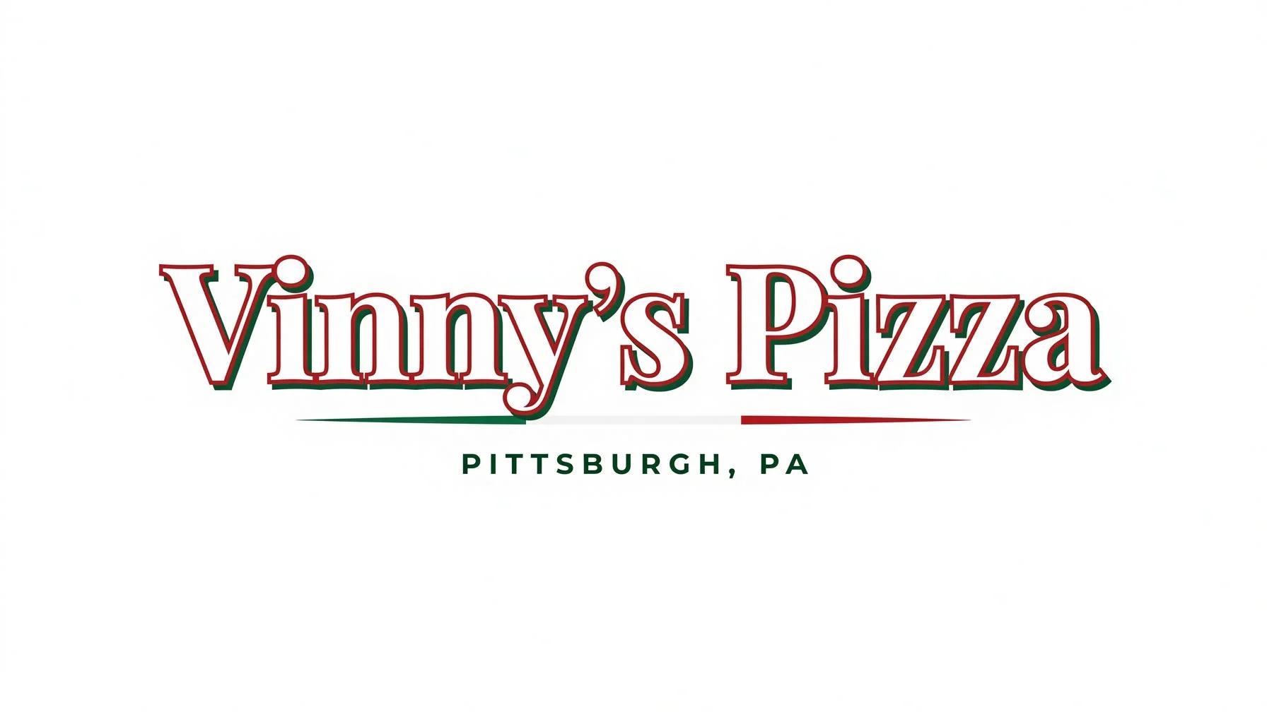 Vinny's Pizza logo from Pittsburgh, PA