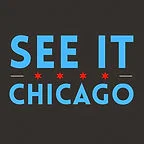 Logo design for See It Chicago with iconic stars