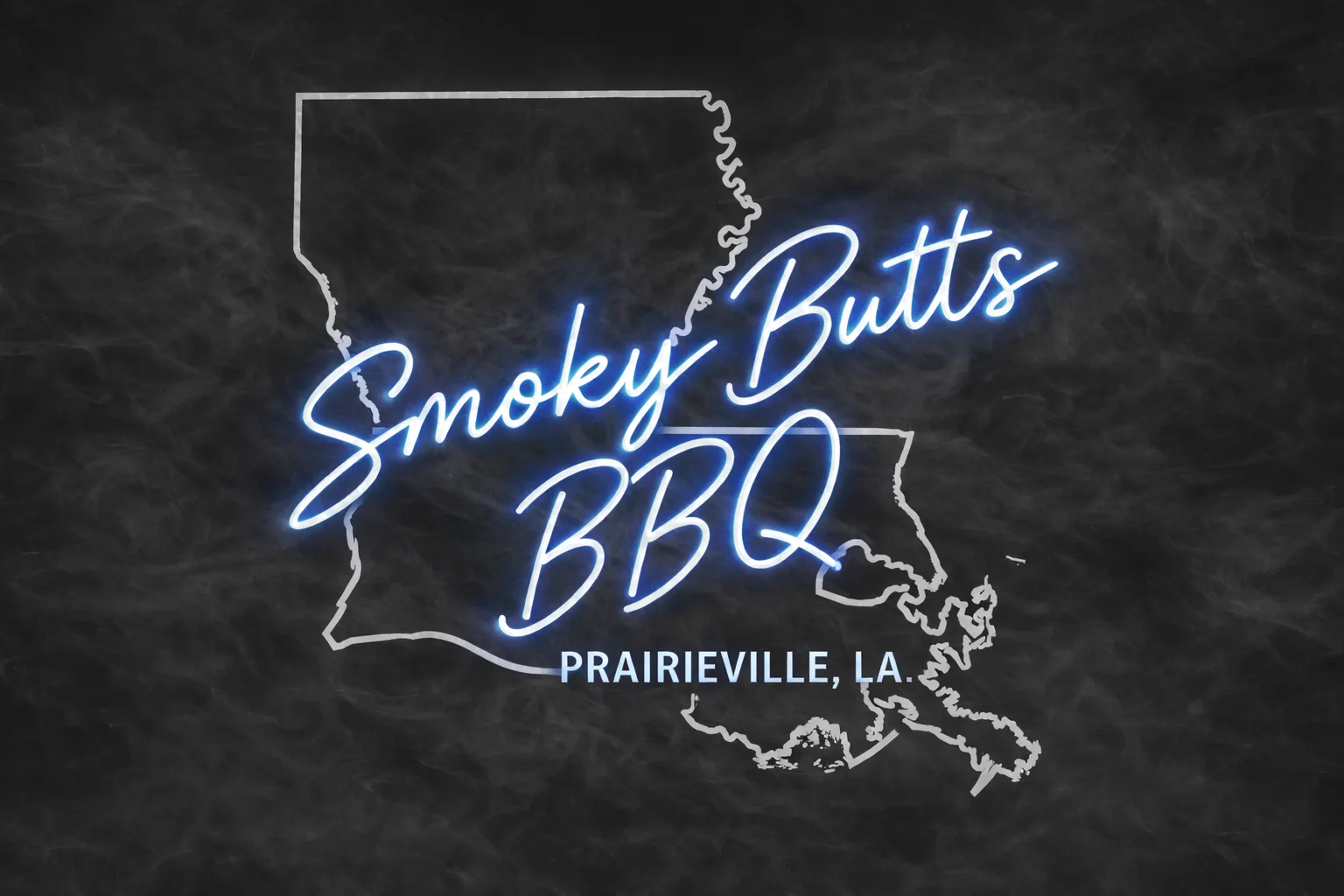 Logo of Smoky Butts BBQ in Prairieville, Louisiana