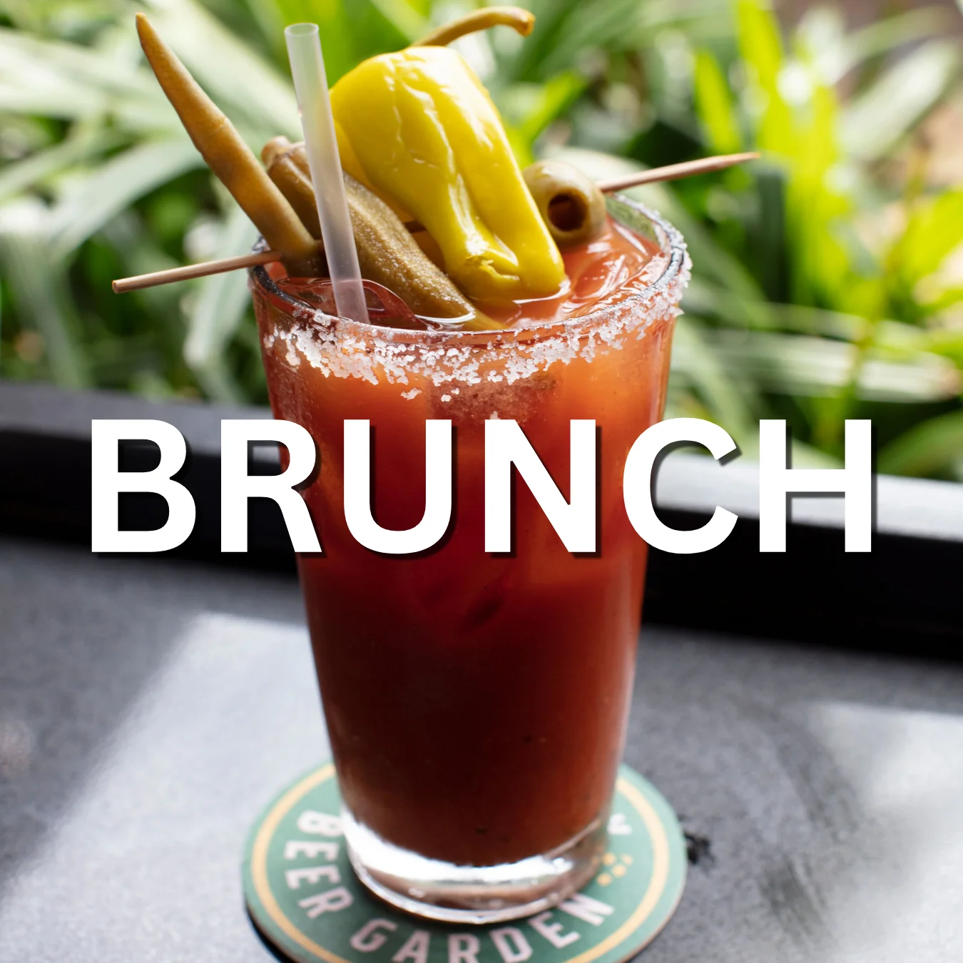 Classic Bloody Mary cocktail garnished with vegetables