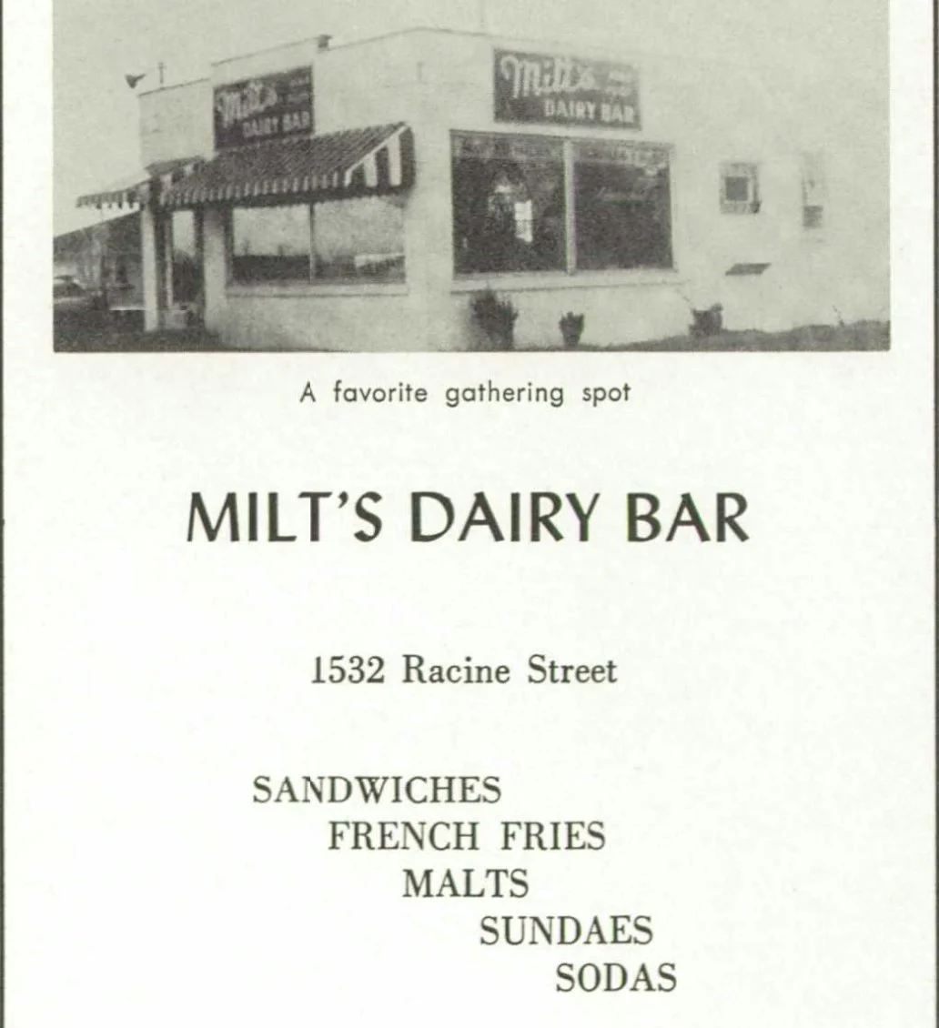 Exterior view of Milt's Dairy Bar, a classic gathering spot