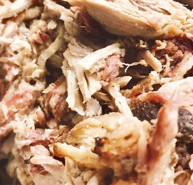 Pulled pork for Southern barbecue sandwiches