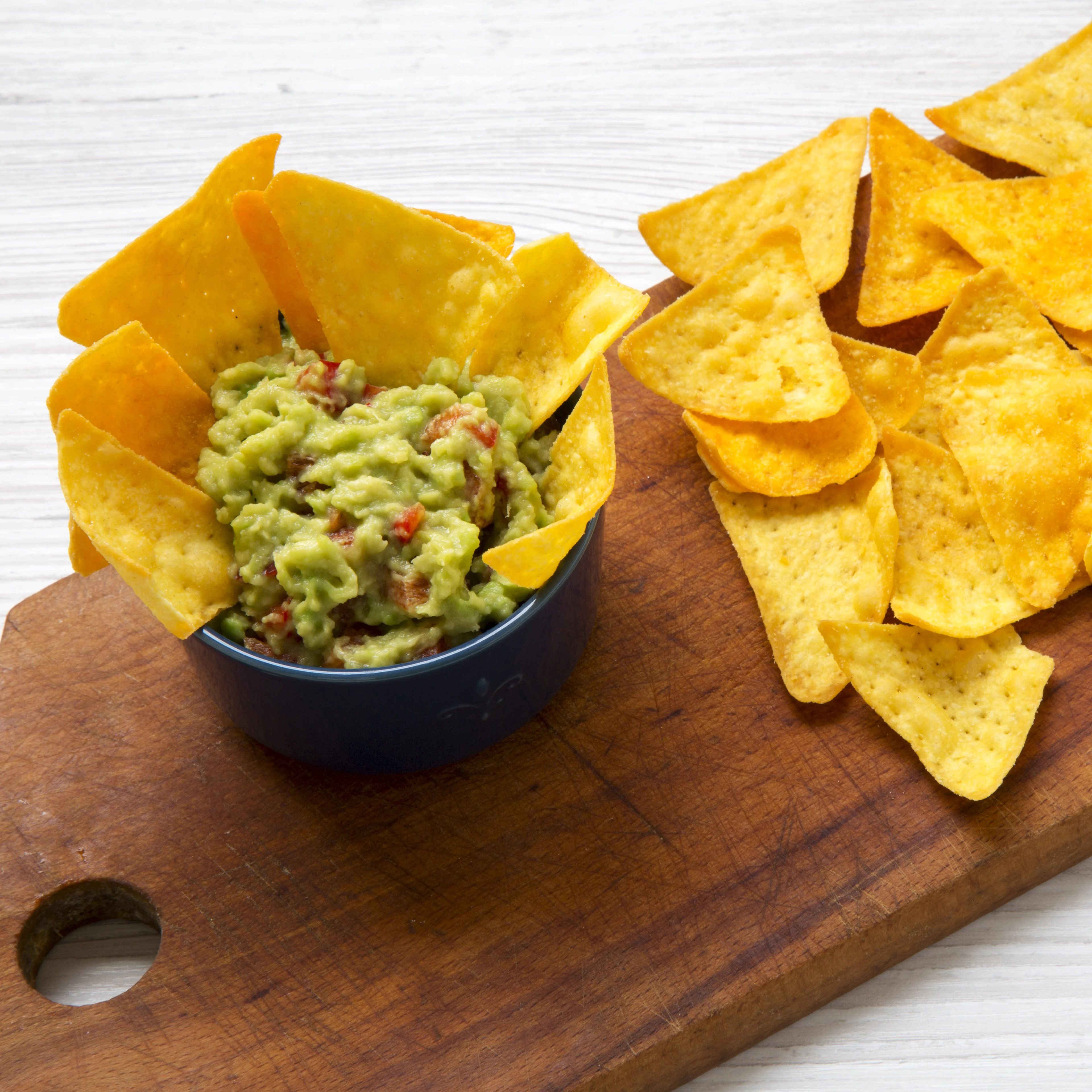 Chips and guacamole