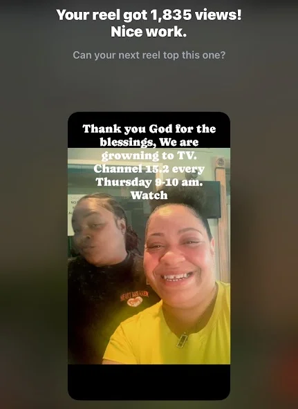 Smiling restaurant staff celebrating TV show launch