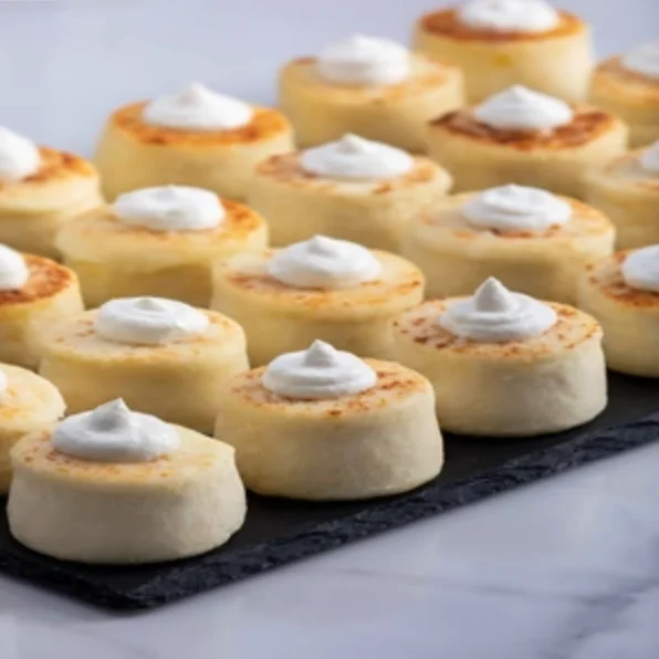 Slice Sour Cream Cake