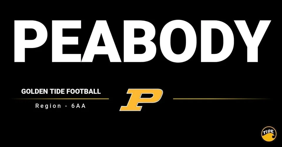 Peabody Golden Tide Football team banner