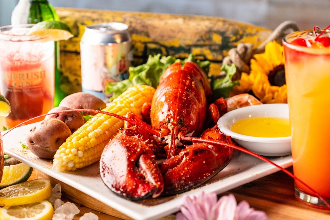 1 1/4 lb. Live Maine Lobster at The Crazy Crab Jarvis Creek