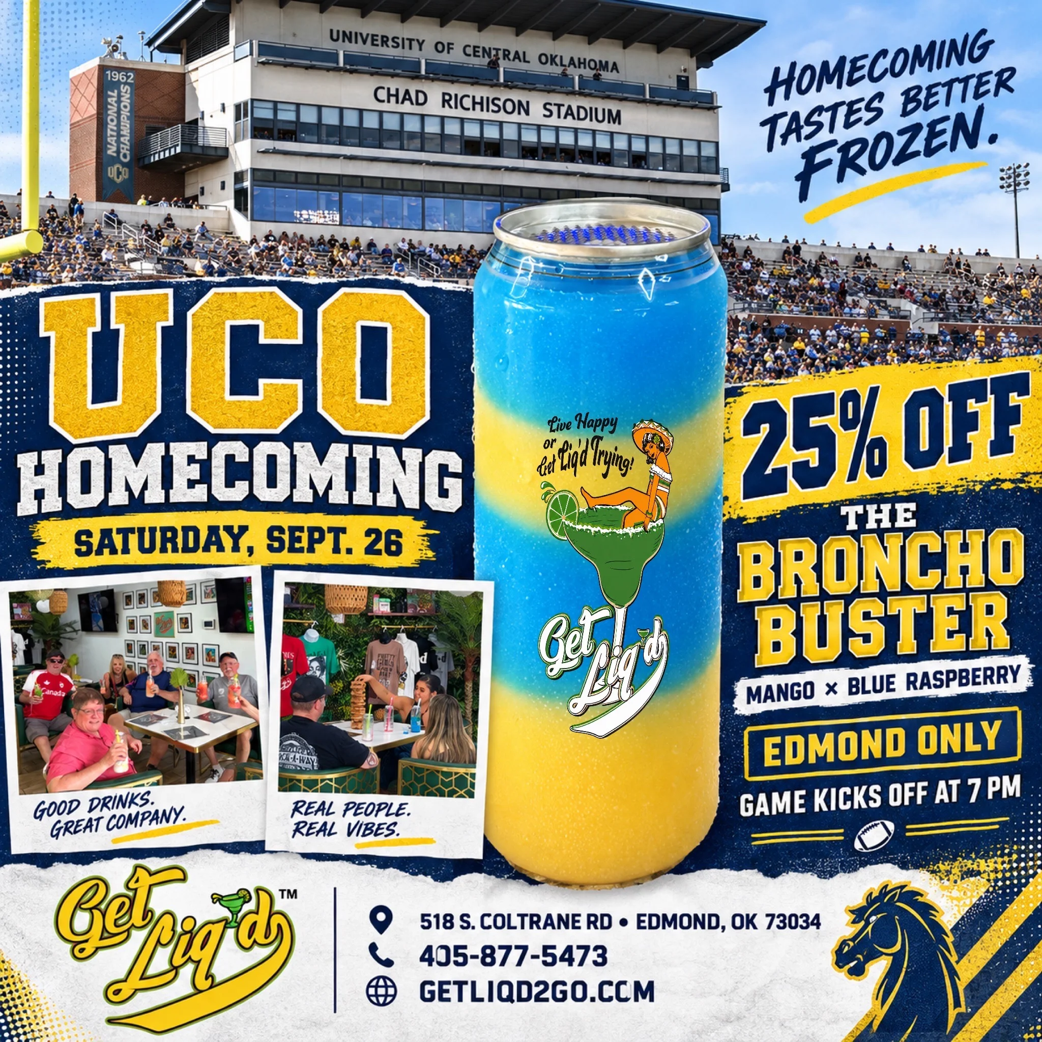 Promotional image for Thunder Playoffs margaritas