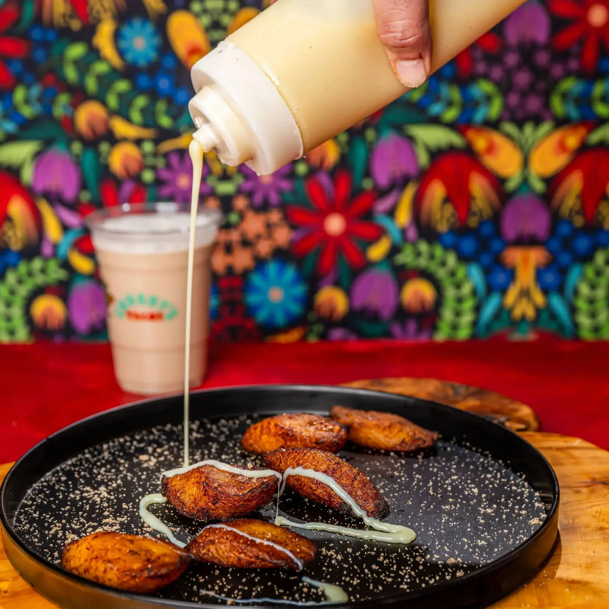 Crispy Mexican quesabirria tacos with consommé dipping sauce