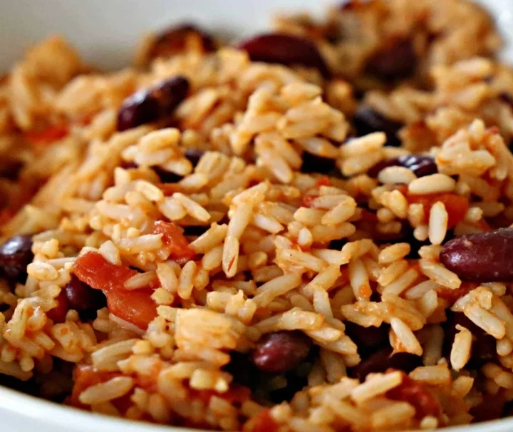 Rice with Beans plate