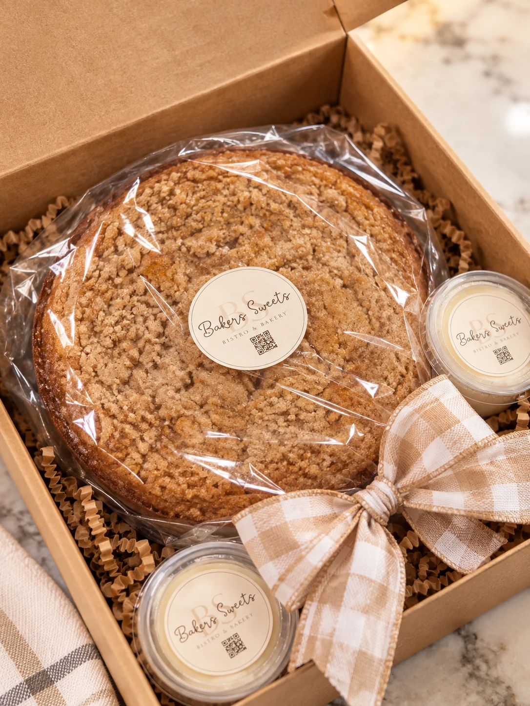 Honey Bun Cake ready to ship