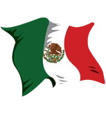 Mexican flag symbolizing vibrant culture and cuisine