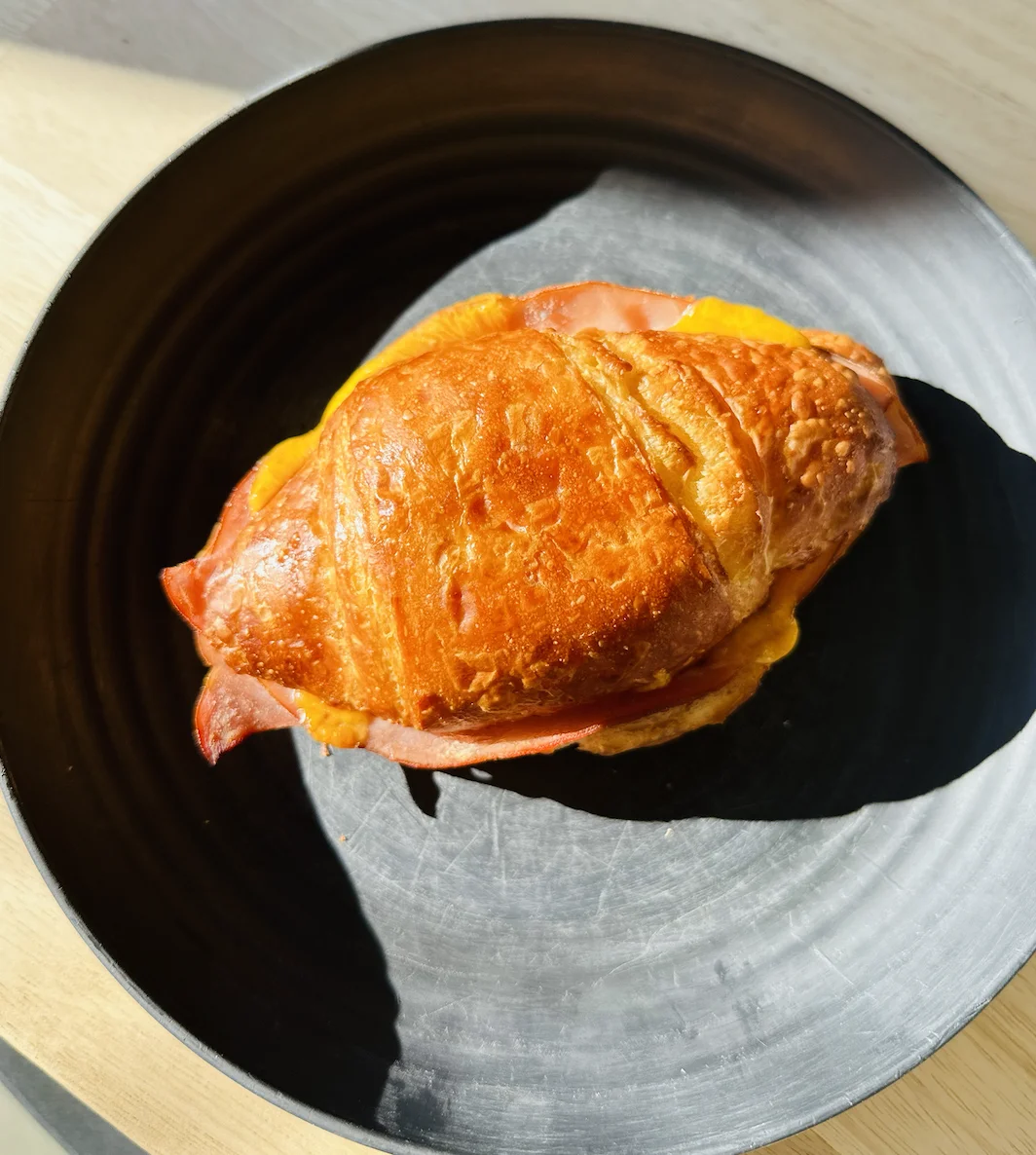 Hot Ham and Cheese Croissant