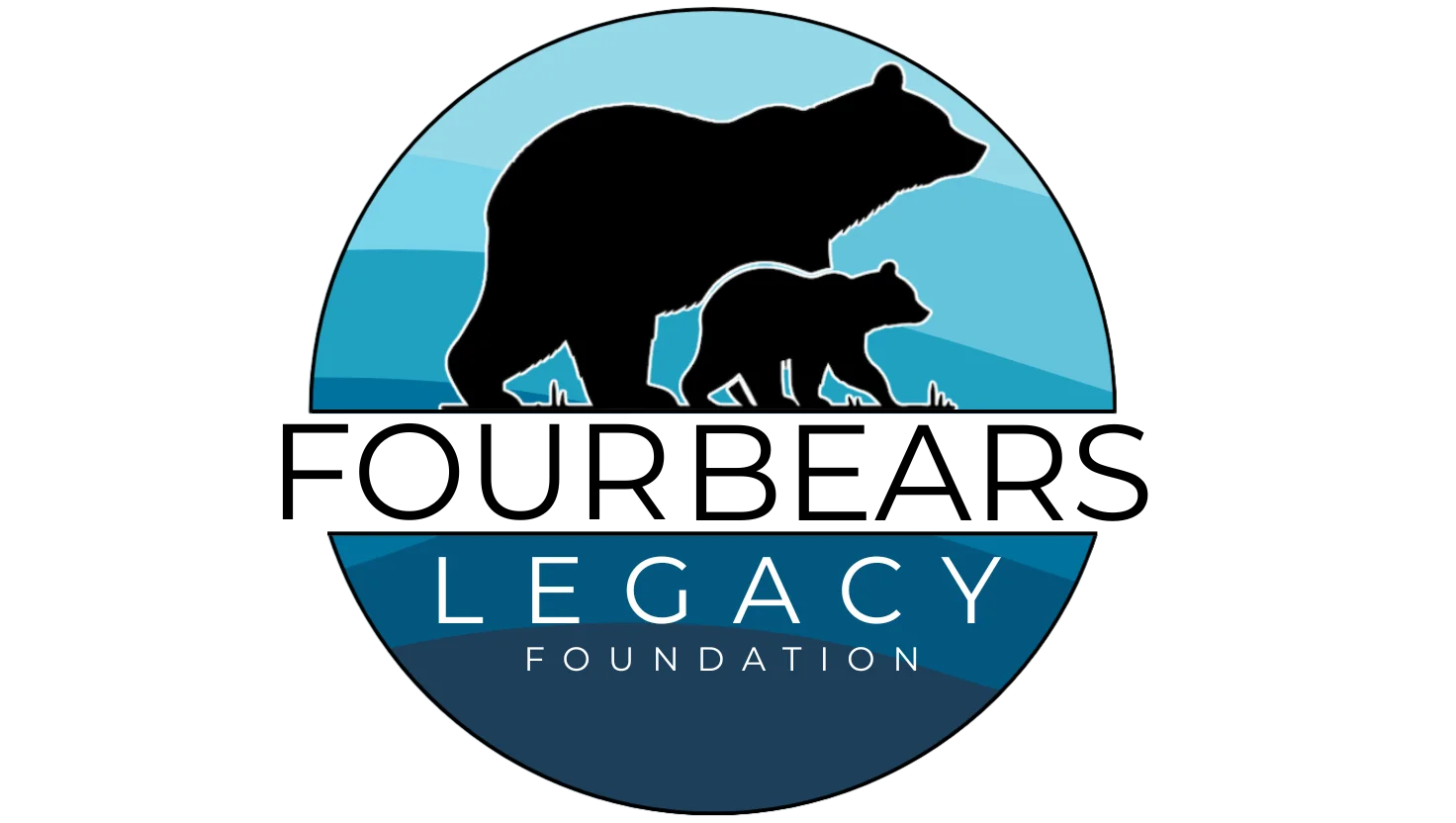 Logo of the Legacy Foundation featuring bears