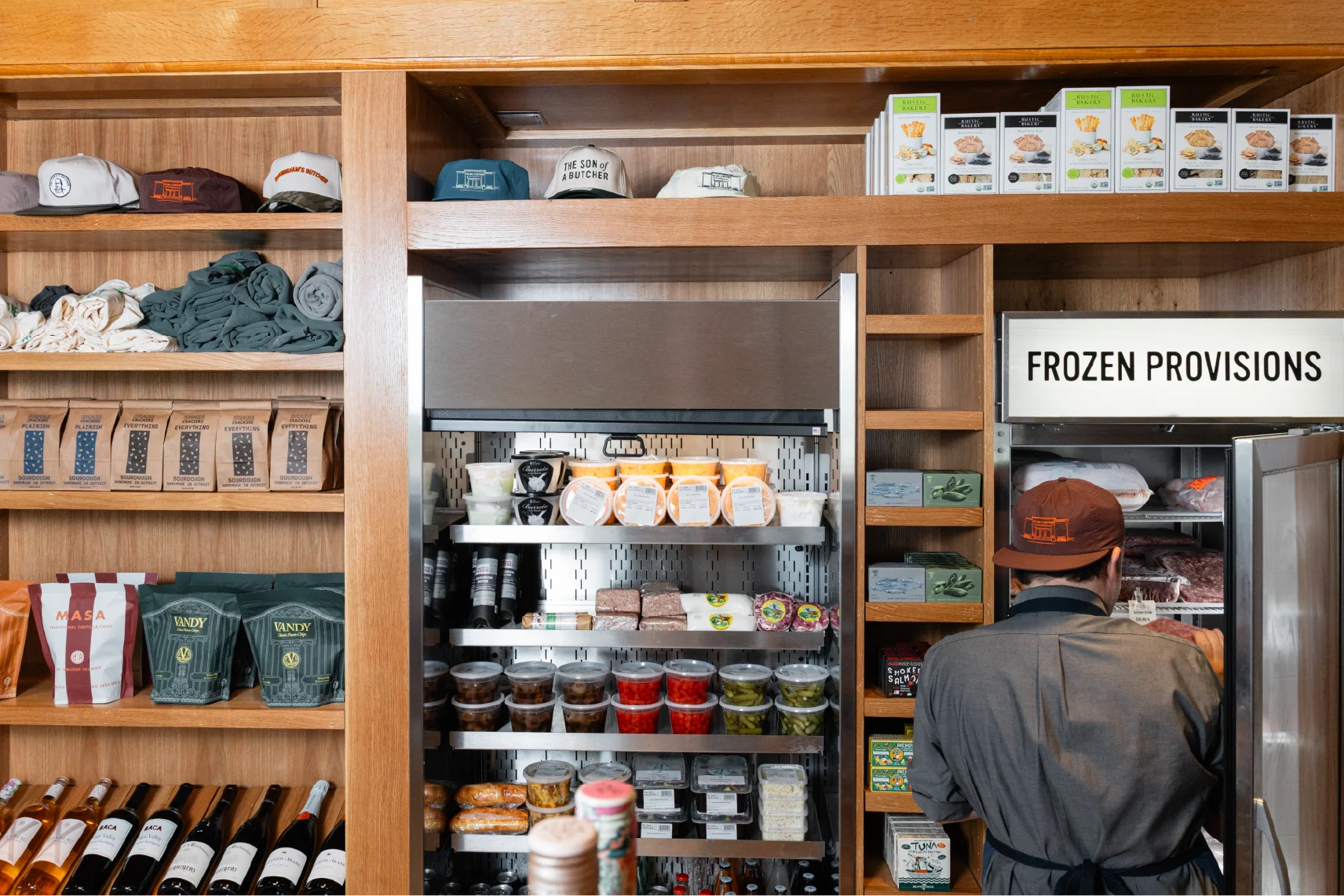 A restaurant chef preparing a dish