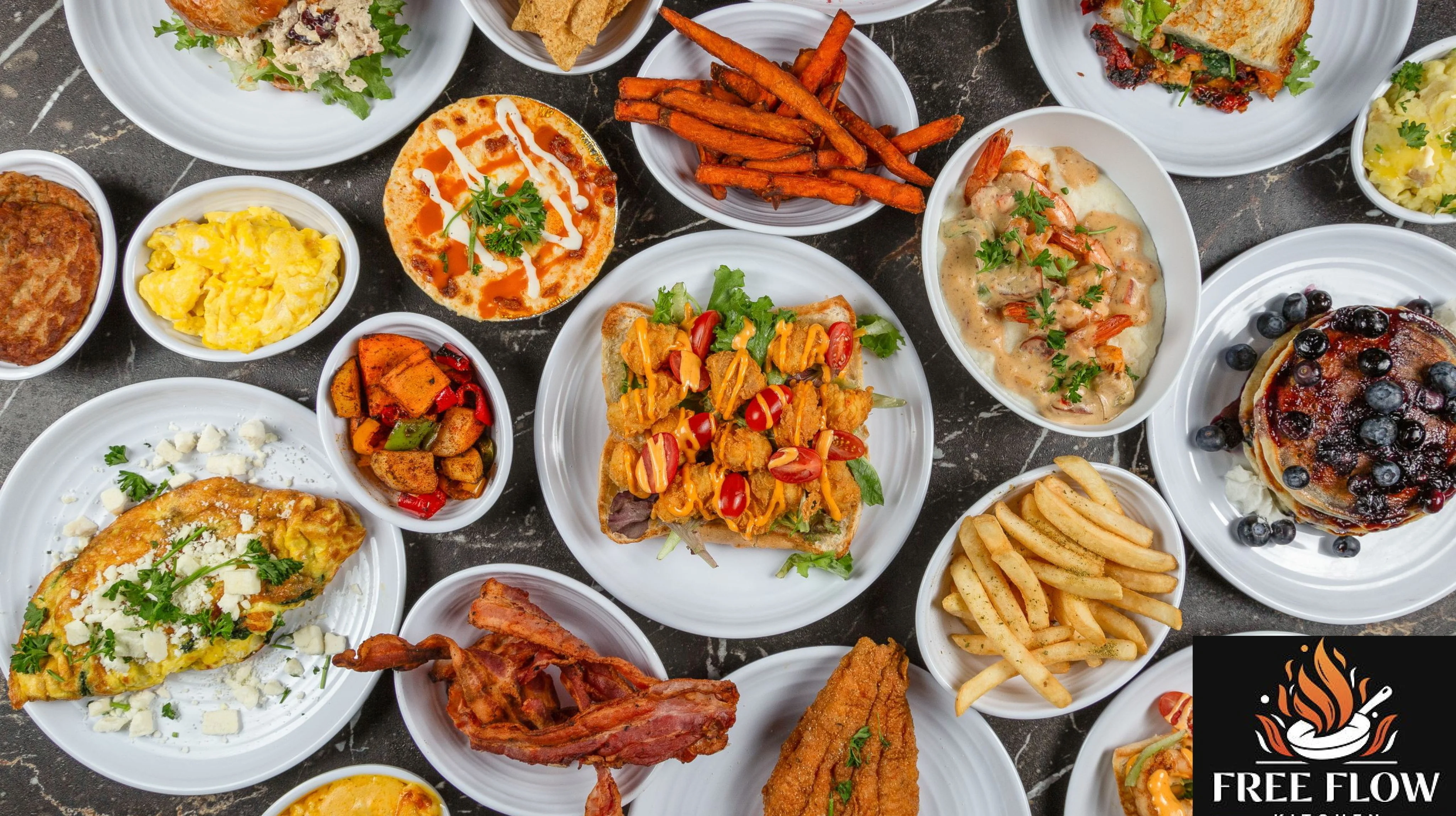Screenshot of a restaurant menu showcasing various dishes and prices.