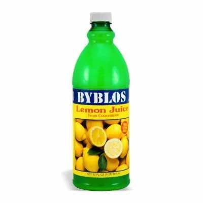 BYBLOS LEMON JUICE – SINGLE (1X32 OZ)