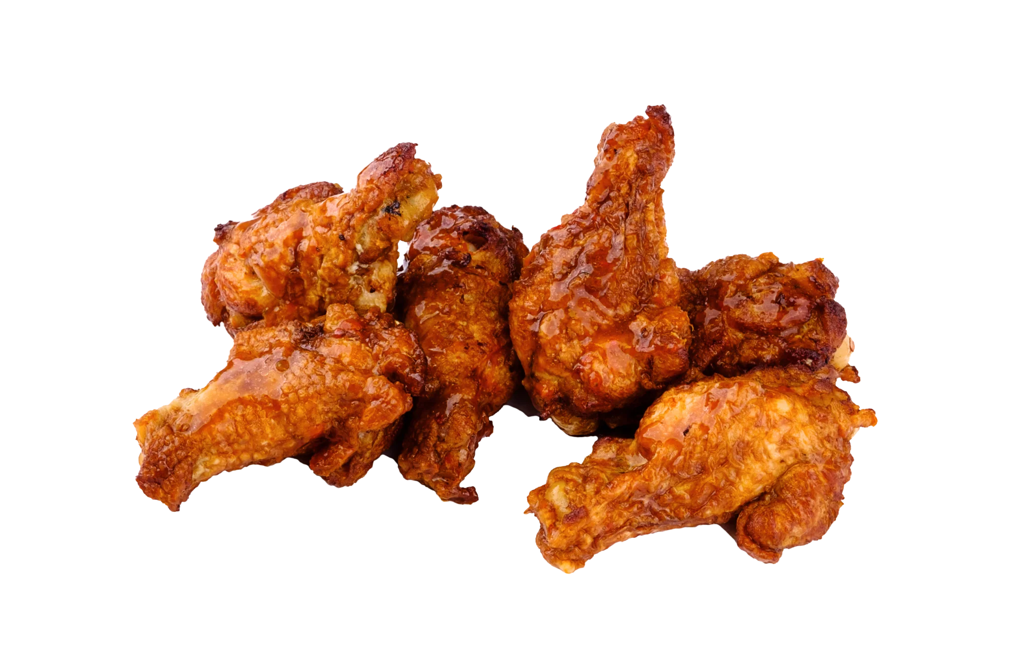 An assortment of chicken wings