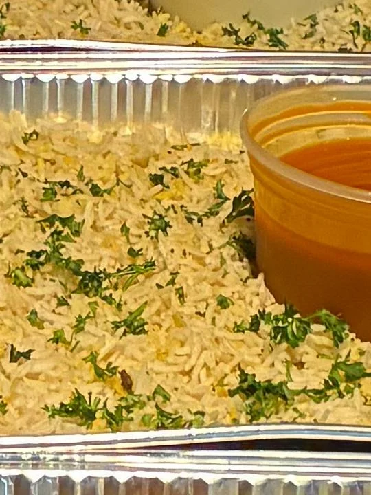 Falafel on vegetables