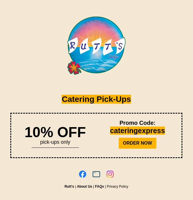 CATERINGEXPRESS - 10% OFF PICK-UPS
