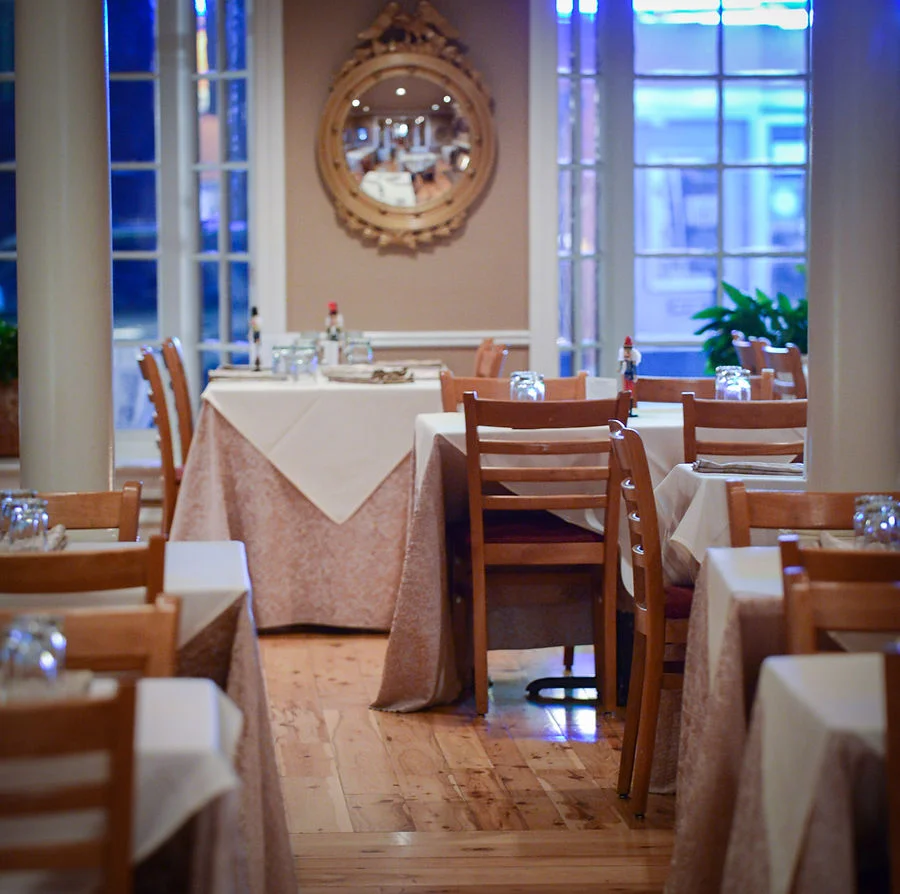 The inside of Elizabeth's establishment