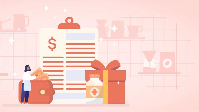 Illustration of restaurant finances and budgeting tools