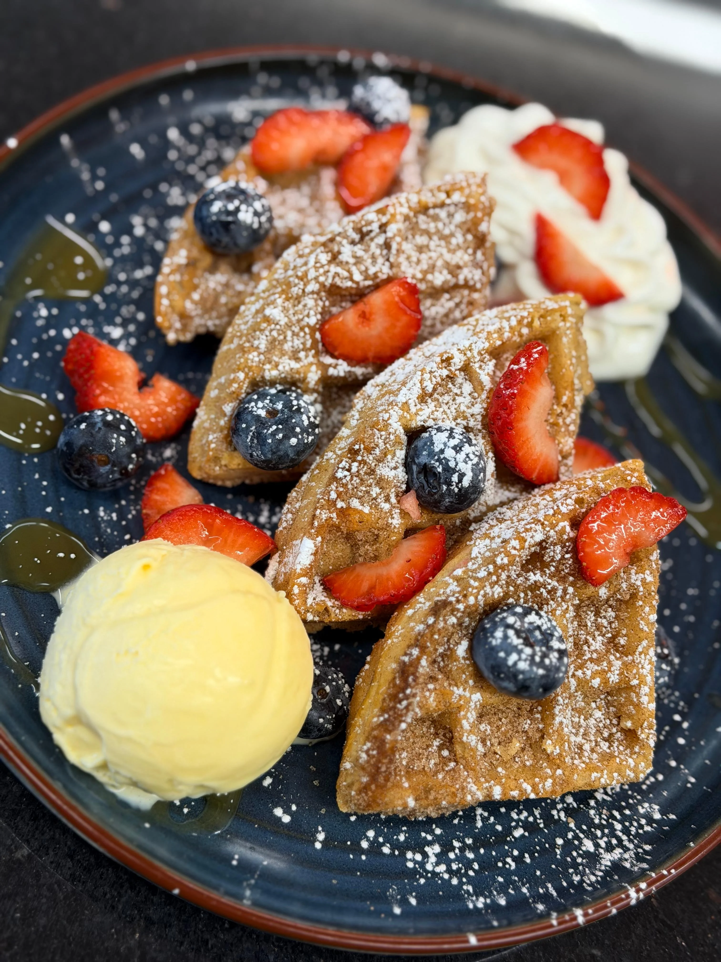 Spooky Churro waffle