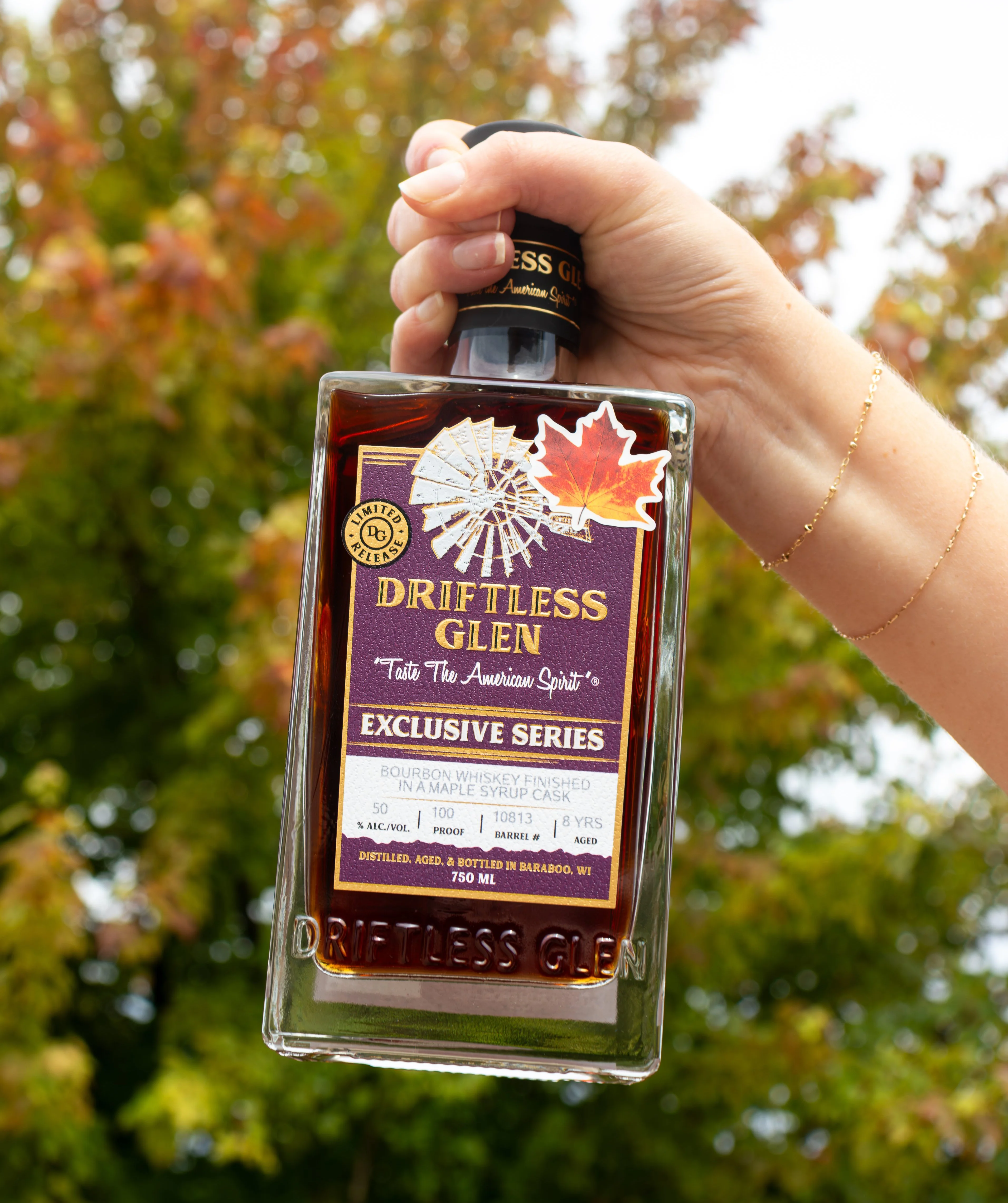 A bottle of Smoked Malt Whiskey