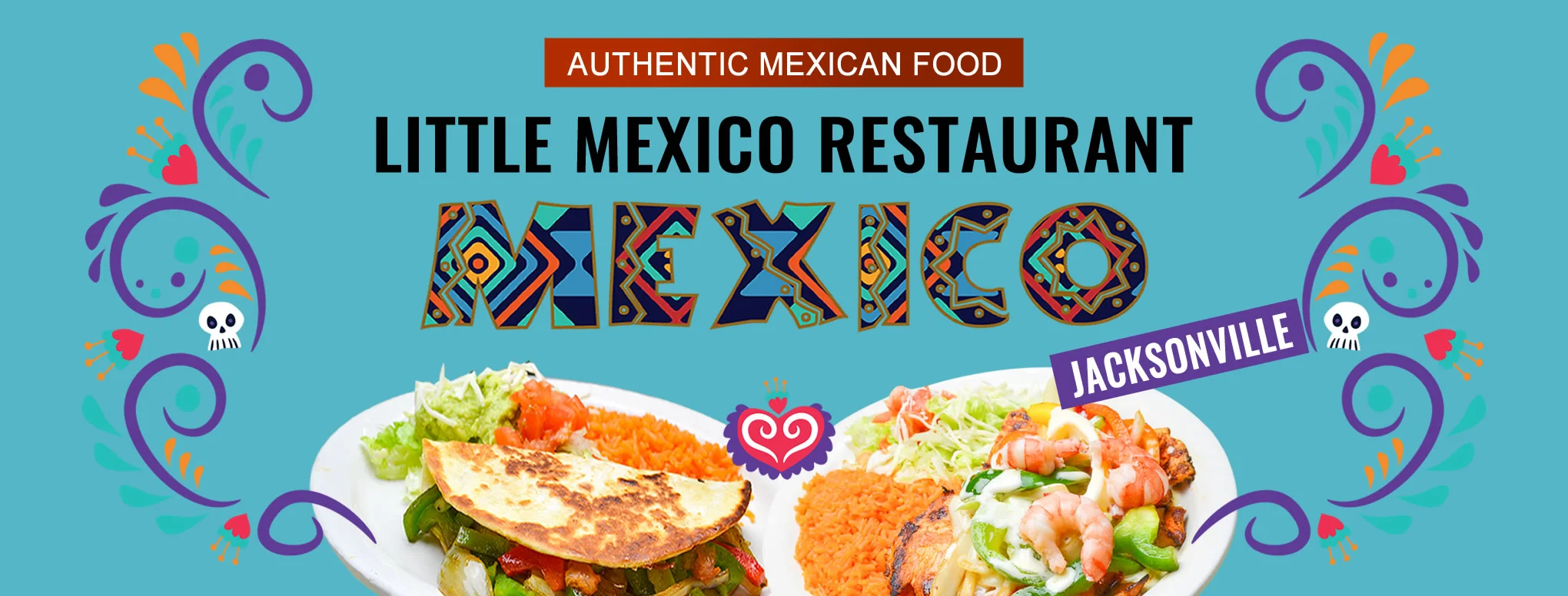 Authentic Mexican dishes at Little Mexico Restaurant in Jacksonville