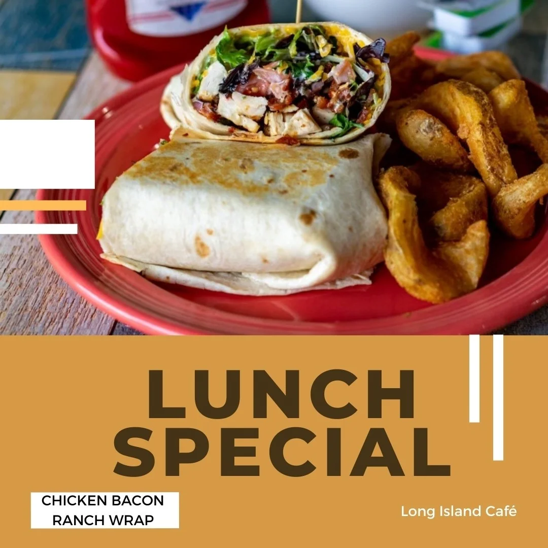 The Chicken Bacon Ranch Wrap Lunch Special