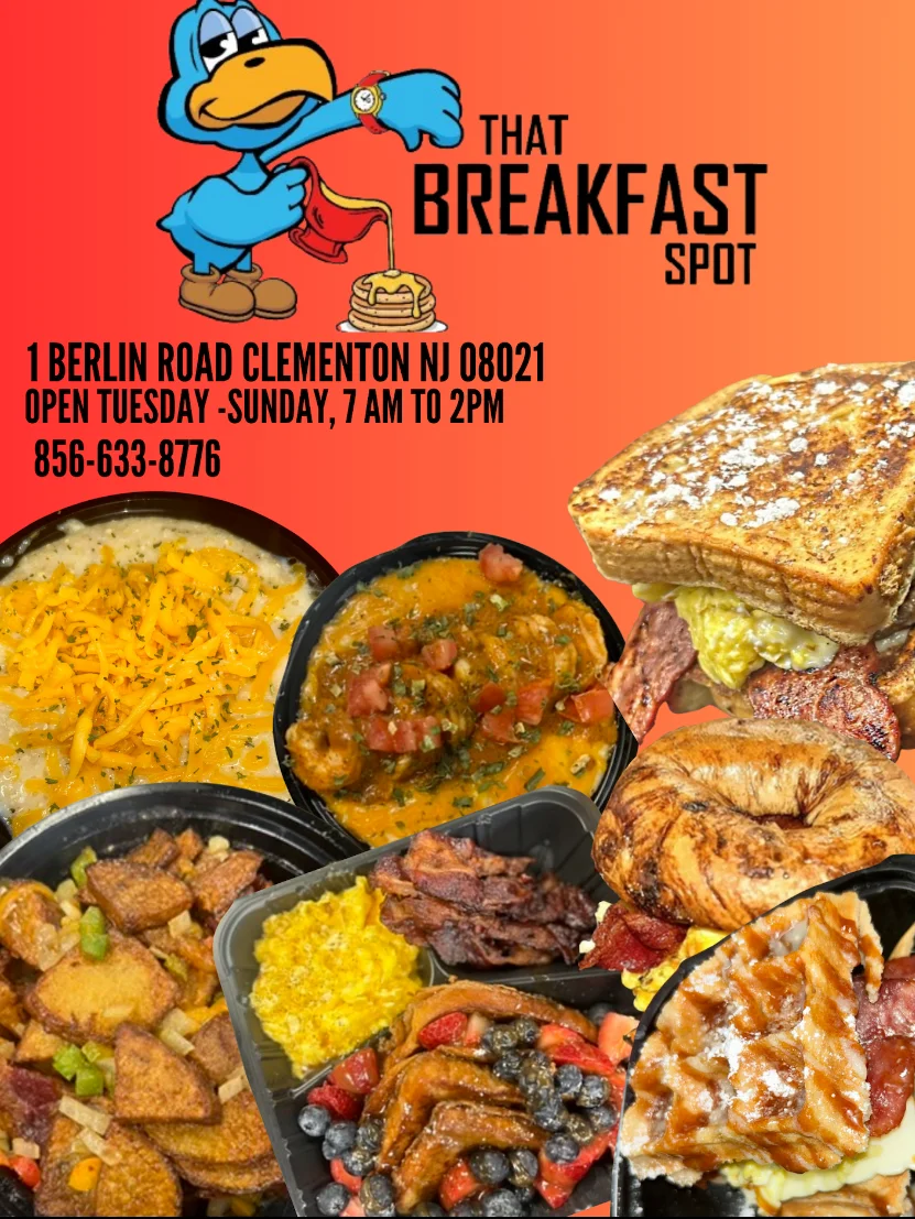 Delicious breakfast spread featuring pancakes and savory dishes