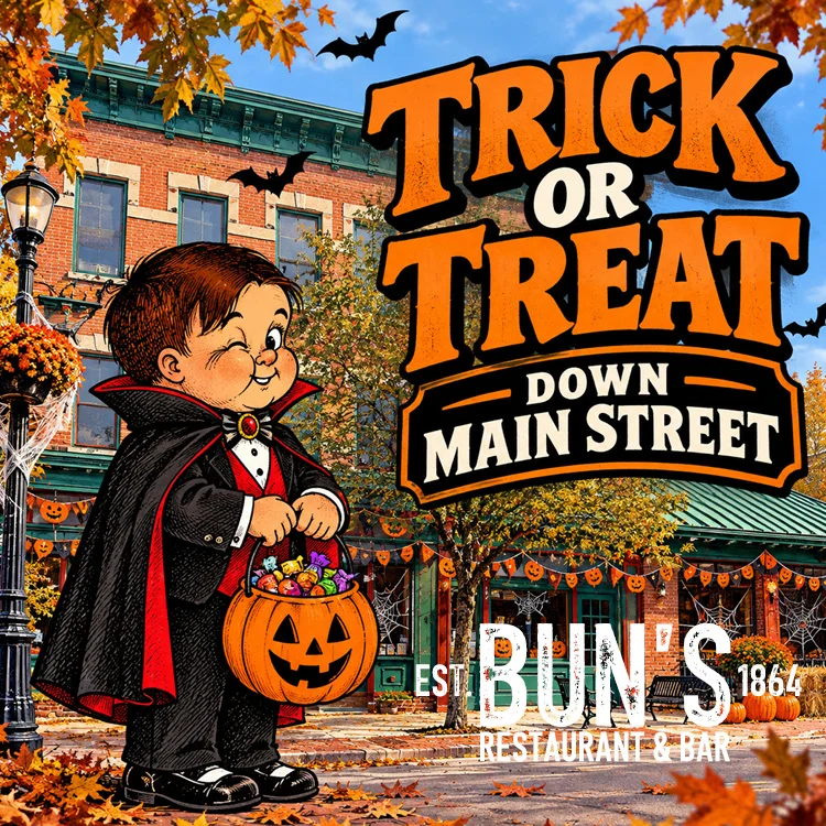 Promotional image for March Madness event at a restaurant