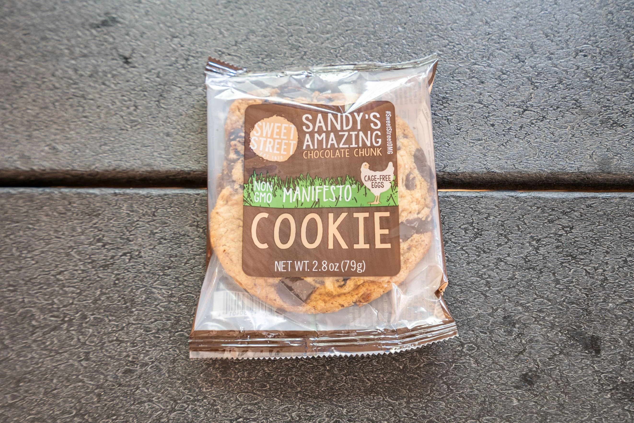 Sweet Street chocolate chunk cookie in packaging