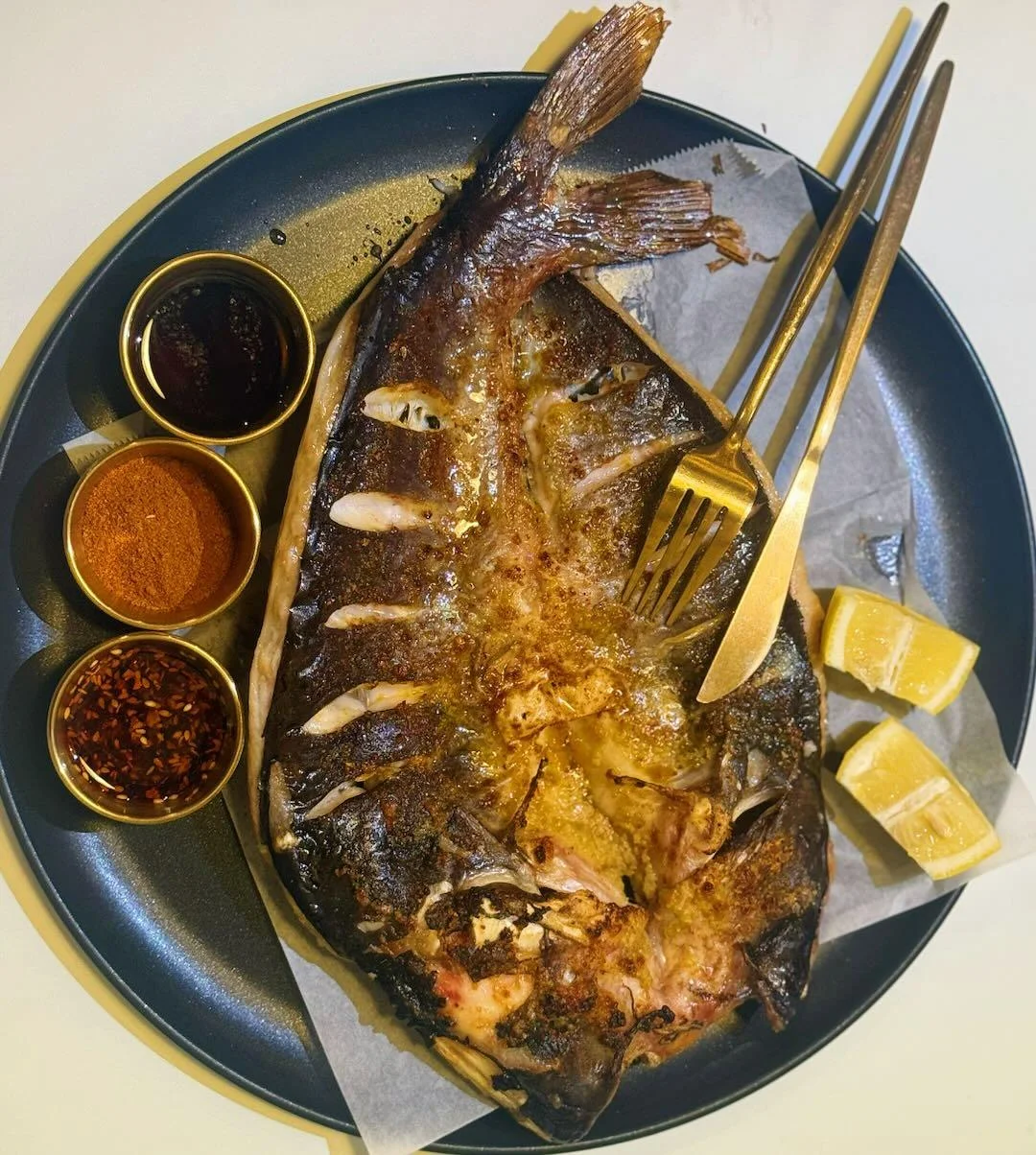 Silk Road Garlic-Roasted Whole Fish 丝路风味蒜香金皮烤整鱼