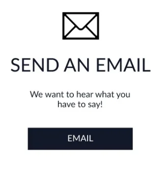 Email contact invitation for customer feedback