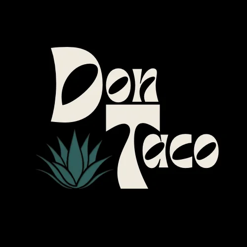 Logo of Don Taco featuring an agave plant design
