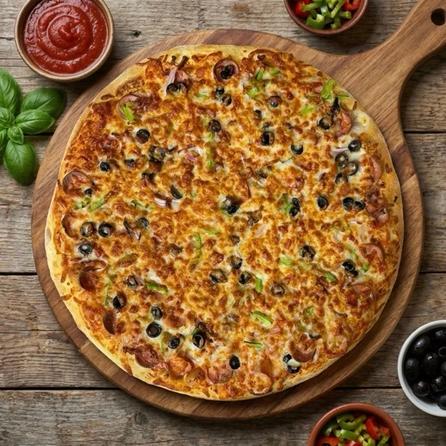 10" Small | Halal | Persian Style Combo Gourmet Pizza