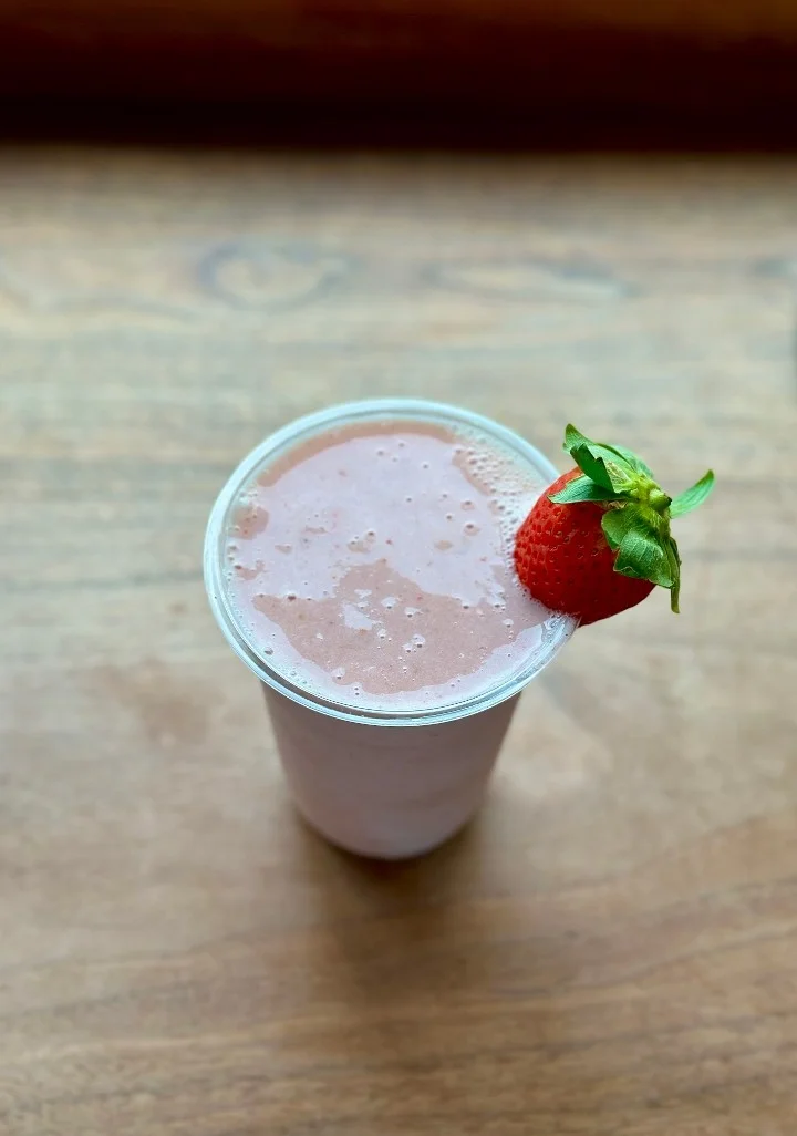 Strawberry and Labneh Smoothie
