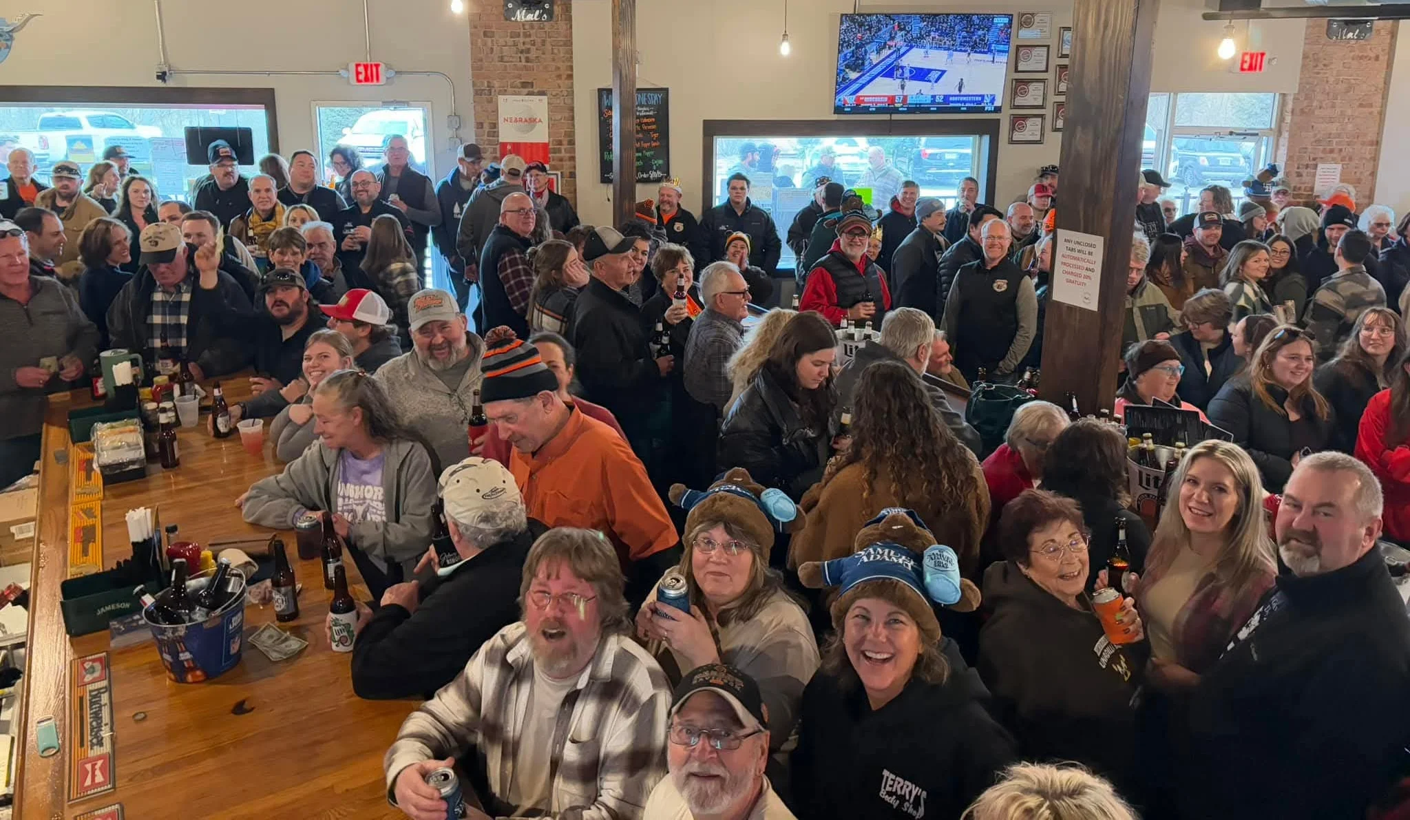 Ground Hog's Day 2025 Packed Bar