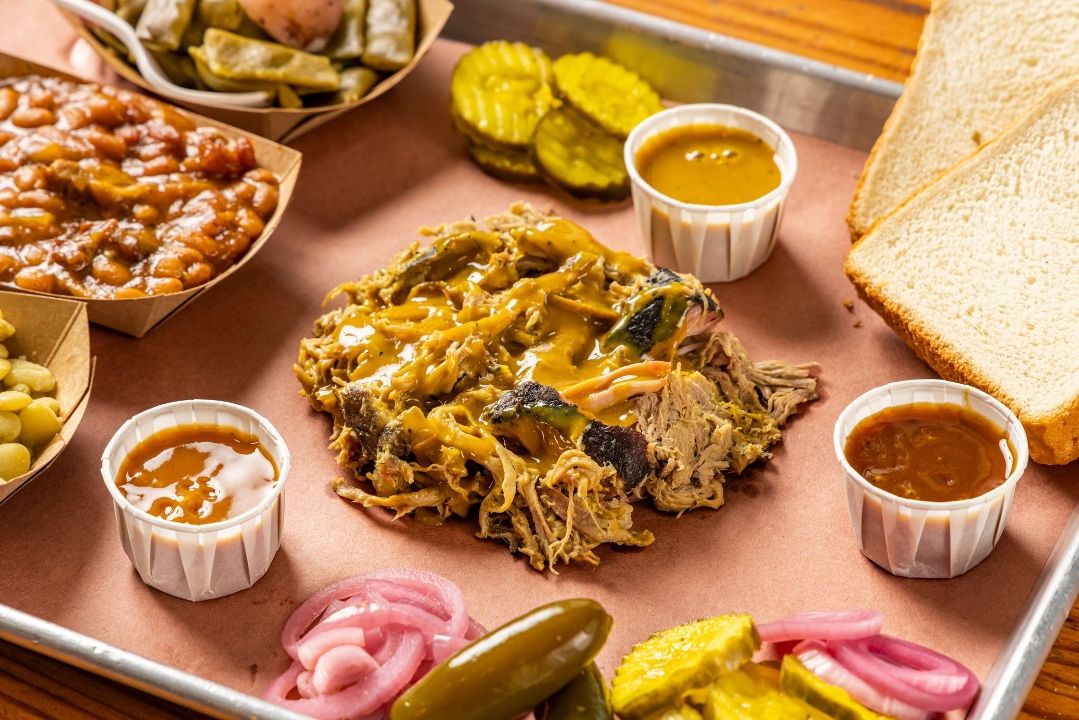 Pulled Pork Plate at Melvin’s BBQ – Mt Pleasant