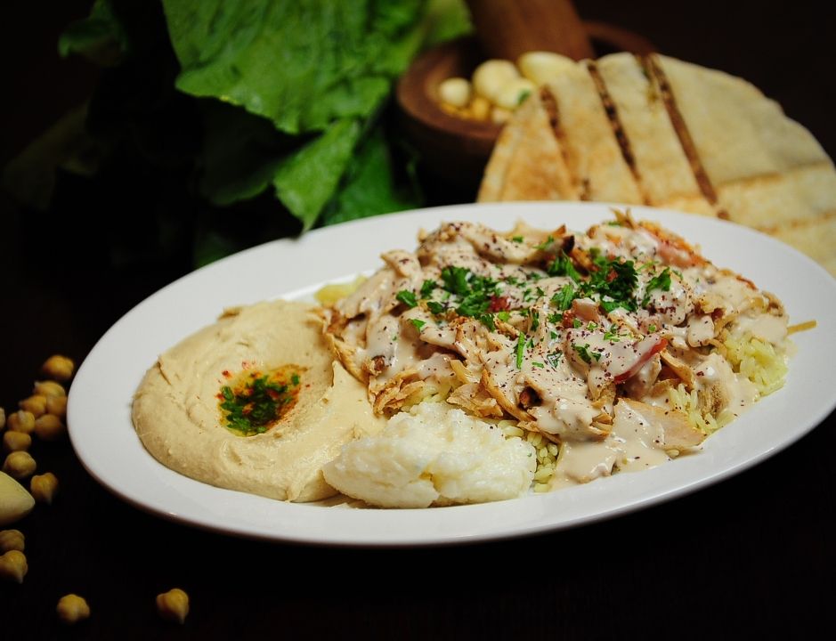 Woodinville - Chicken Kebab Plate w/ 1 Pita Bread