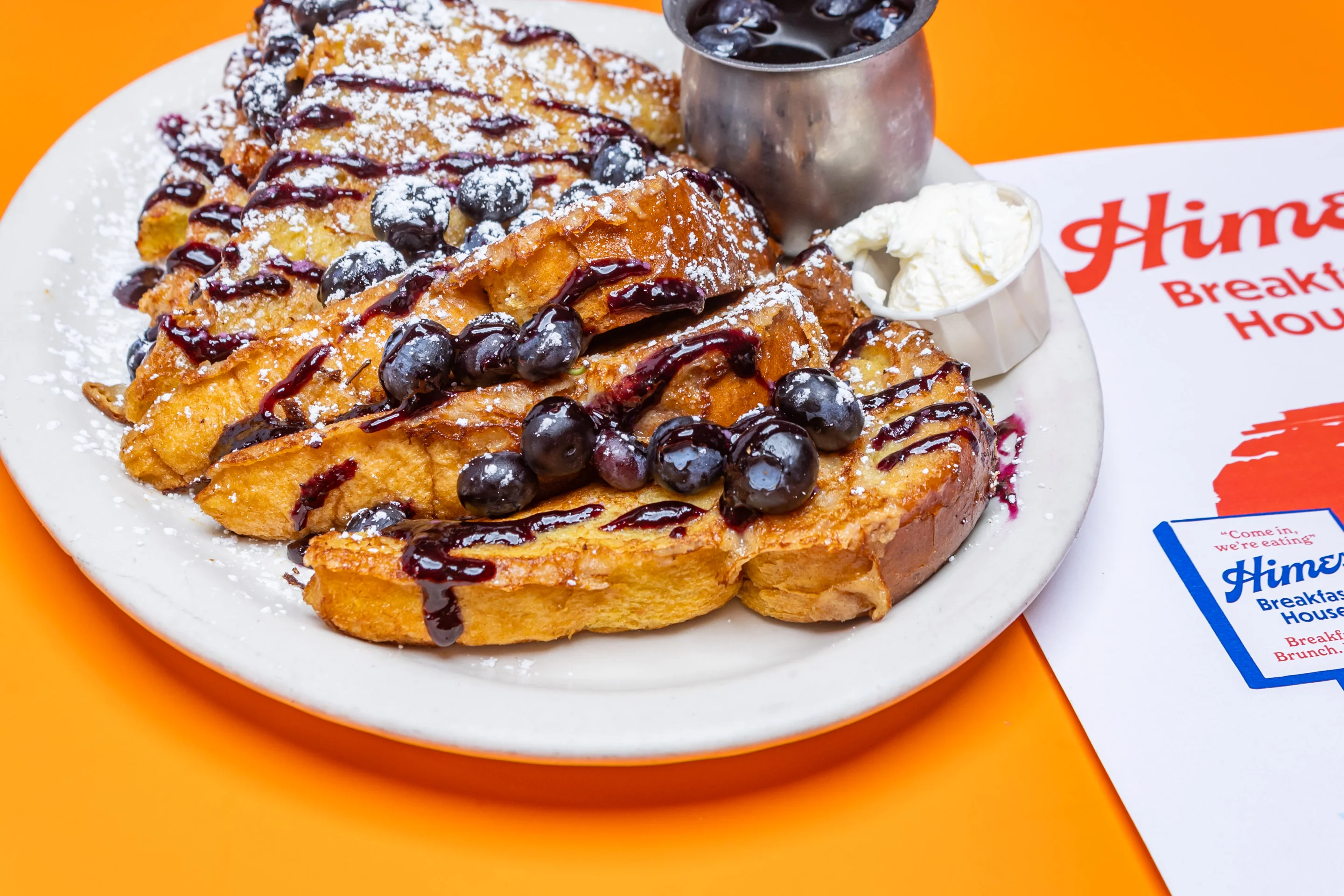 himes breakfast house blueberry french toast