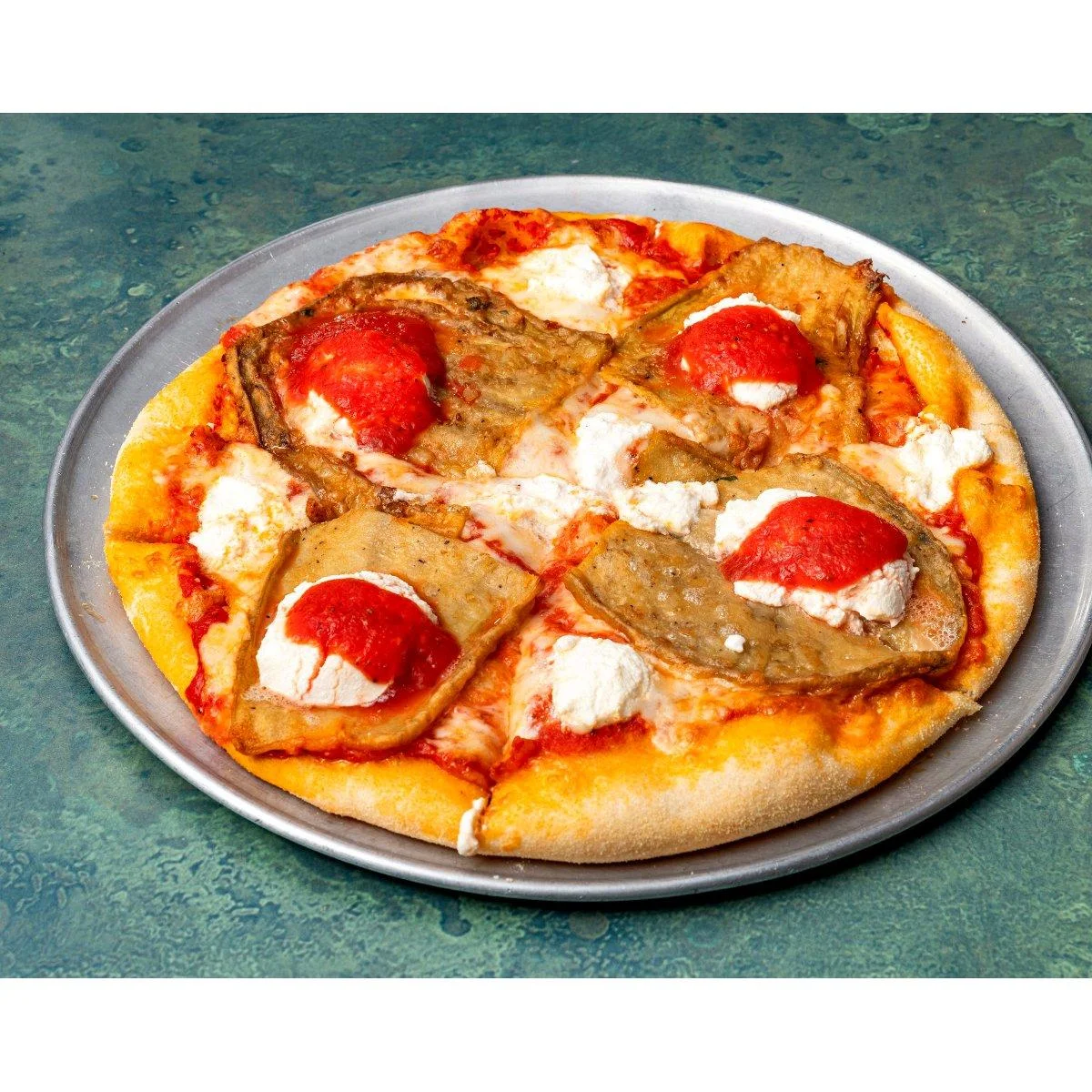 Eggplant and Ricotta Pizza