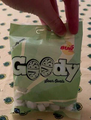 Bubs Godis Sour Pear Ovals 90g