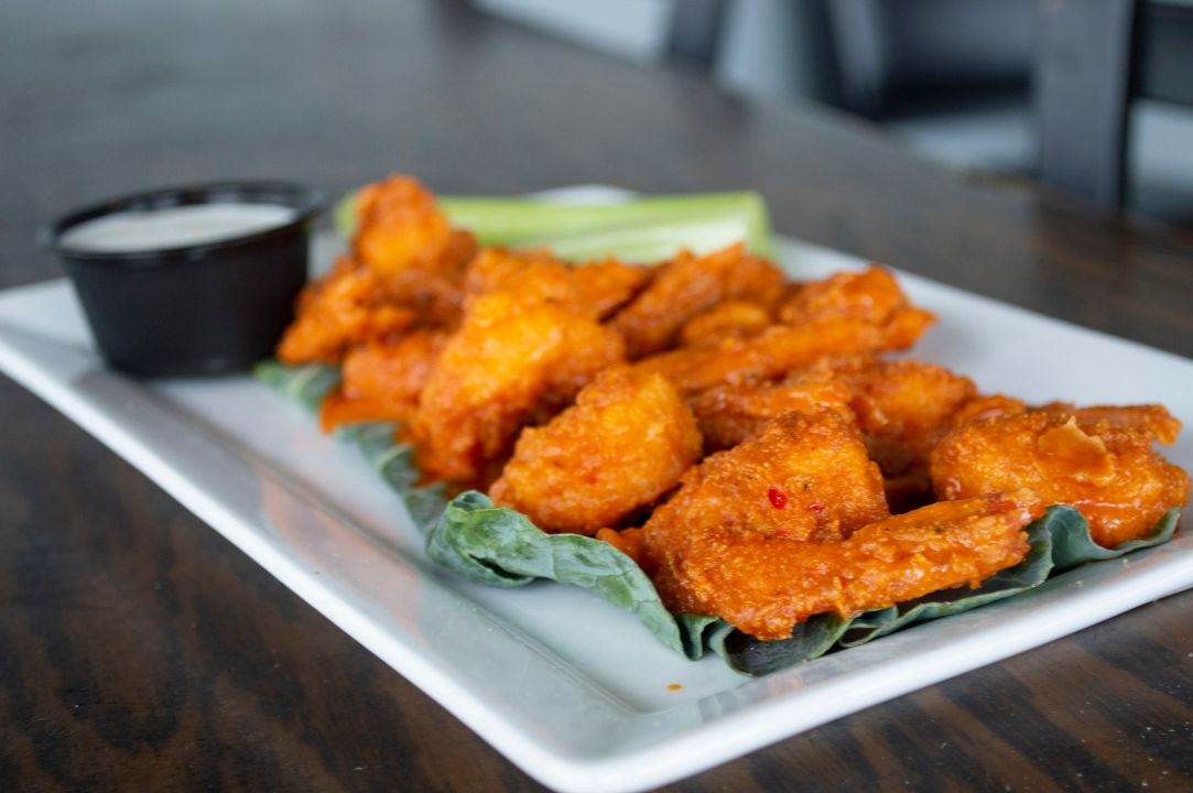 Buffalo Shrimp at The Shelter Kitchen + Bar