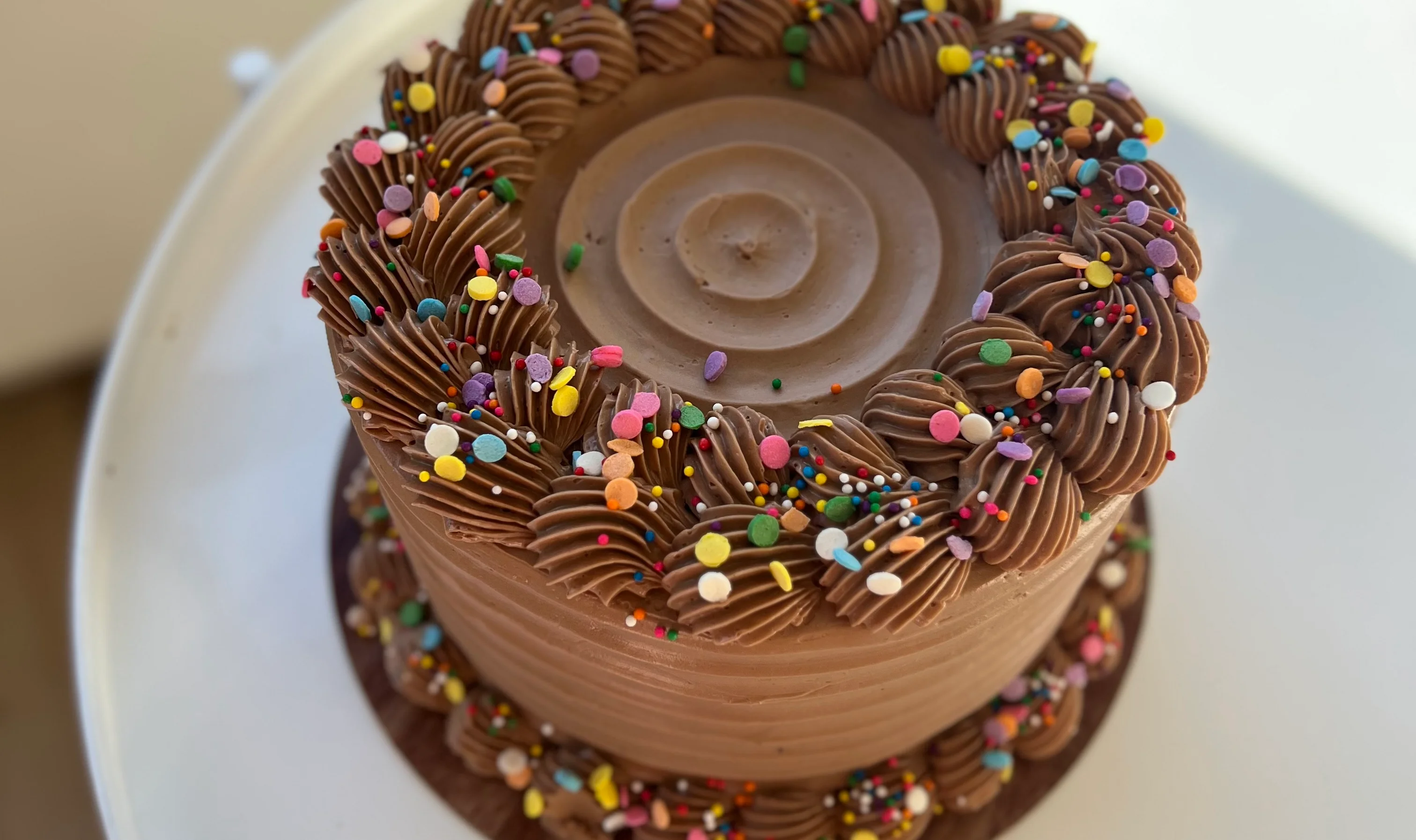 Classic Vanilla Birthday Cake
