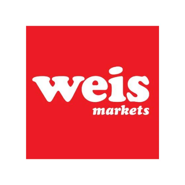 Weis Markets logo on a red background