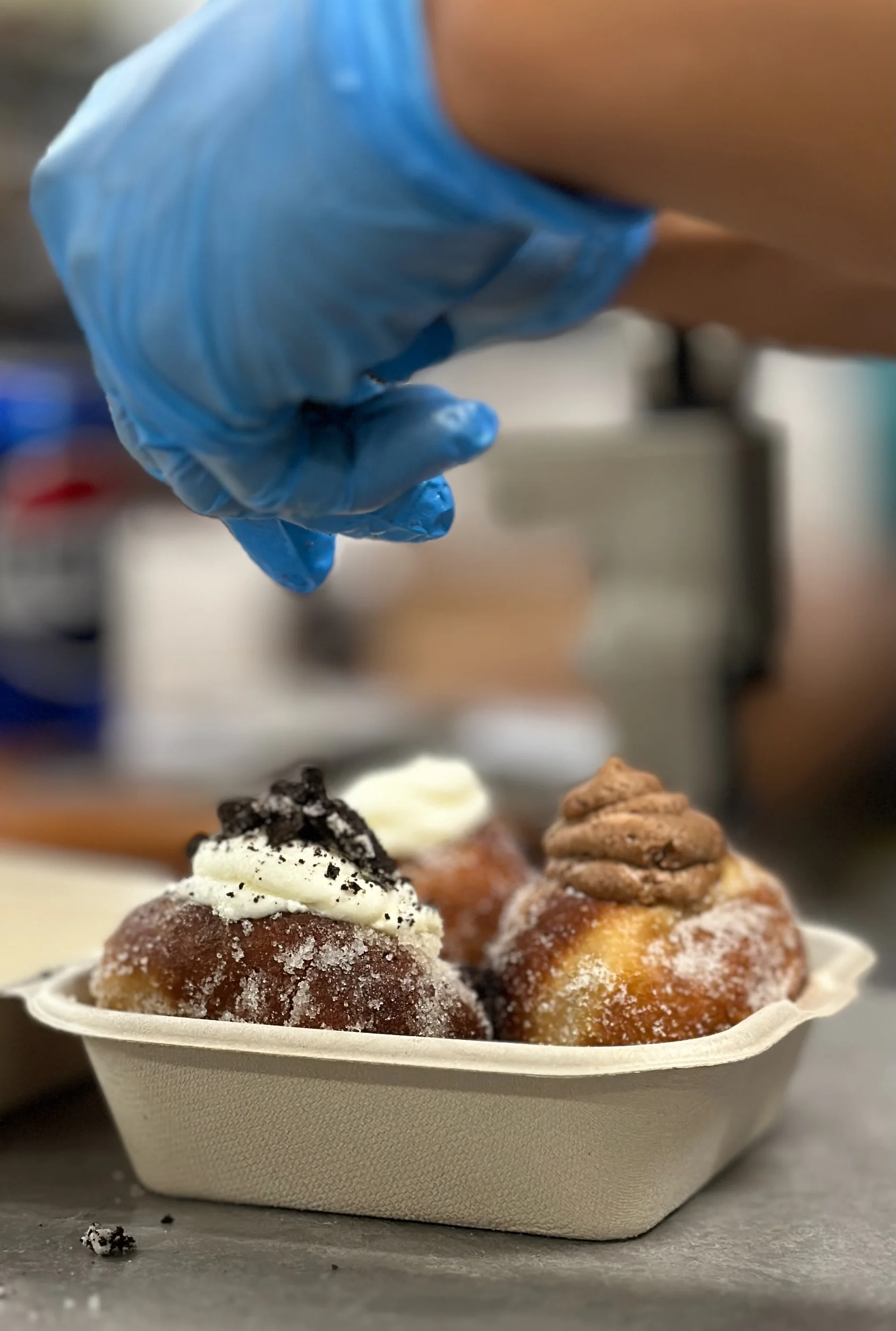 An array of malasadas